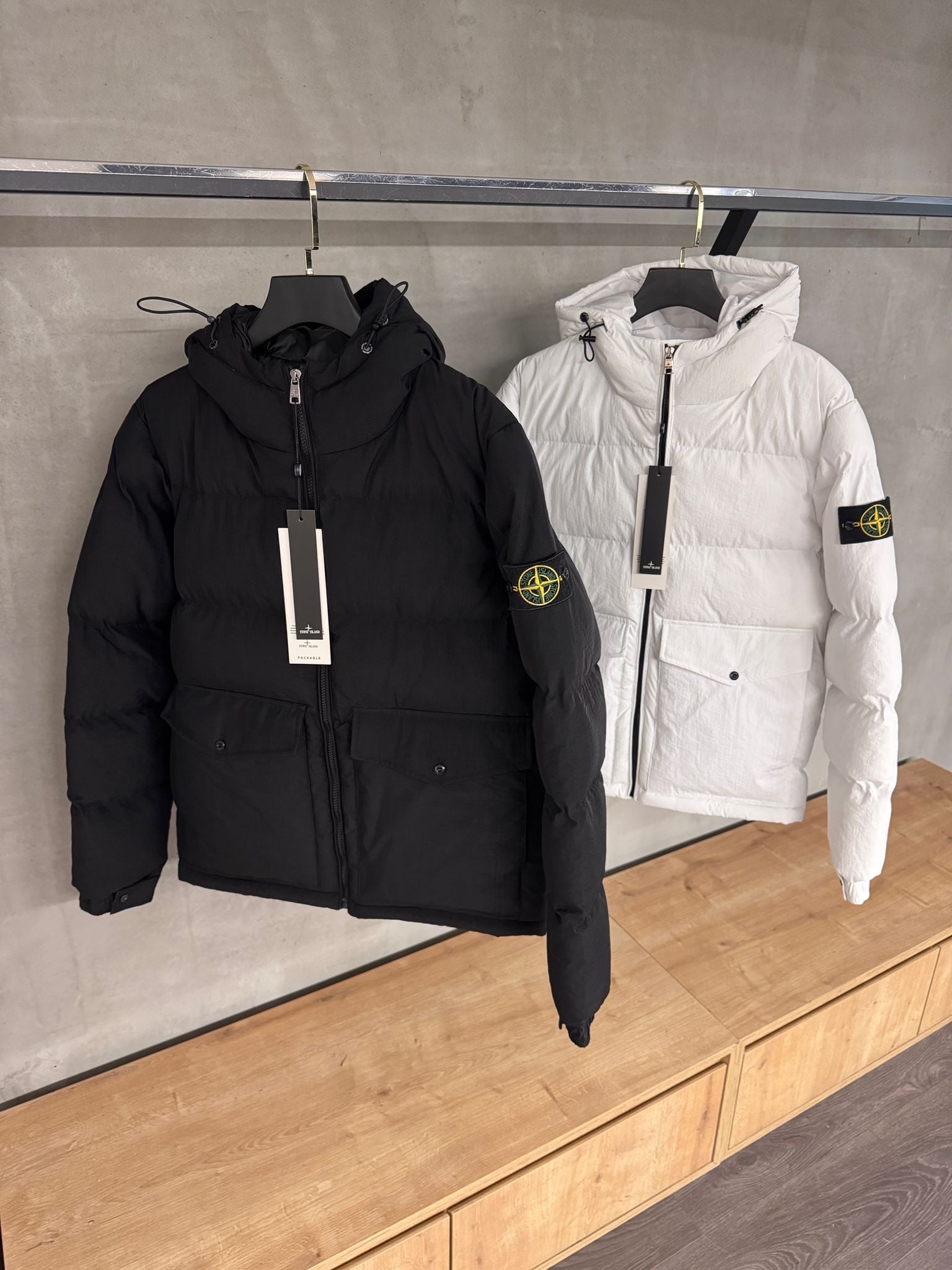 Piumino STONE ISLAND crinkle reps NY