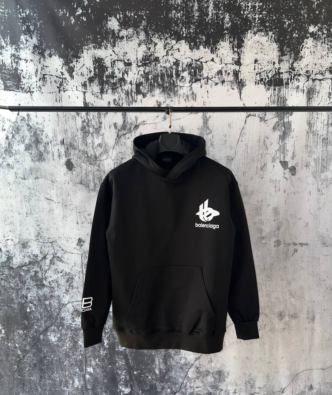 BALENCIAGA - Felpa con cappuccio