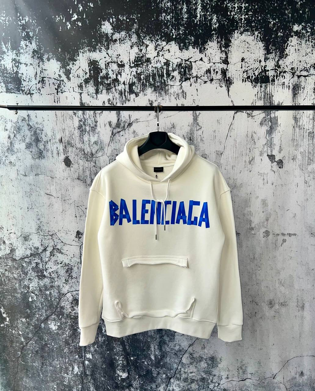 BALENCIAGA - Felpa con cappuccio